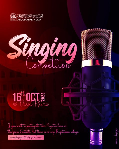 Song Competition poster design idea. Singing Competition Poster Design, Public Speaking Poster Design, Competition Poster Design Ideas, Got Talent Poster, Singing Competition Poster, Audition Poster, Funny Graduation Pictures, Competition Poster Design, Singing Poster