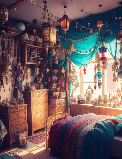 Messy Victorian Room, Howl’s Room, Howl Room Inspired, Howl Bedroom Aesthetic, Howls Room Inspired, Victorian Bohemian Decor Living Room, Wizard Aesthetic Room, Howls Moving Castle Inspired Room, Howls Moving Castle Aesthetic Room