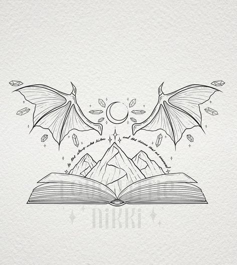 Book Inspired Tattoos, Inspired Drawings, Bookish Tattoos, Tattoo Zeichnungen, Fantasy Tattoos, Theme Tattoo, Book Tattoo, Art Tattoos, Simplistic Tattoos