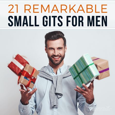 You want to buy a nice, small gift for a man in your life. These are the best ones! #giftsformen #mangifts #smallgiftsformen Small Gifts For Husband, Thank You Gifts For Men, Small Gifts For Boyfriend, Single Guys, Small Gifts For Men, Small Thank You Gift, Guy Gifts, Diy Easter Gifts, Student Christmas Gifts