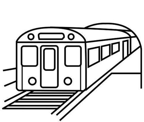 Town Coloring Pages, Toronto Subway, Train Tattoo, Train Clipart, Train Drawing, Train Coloring Pages, Black And White Clipart, Movies Box, China Town