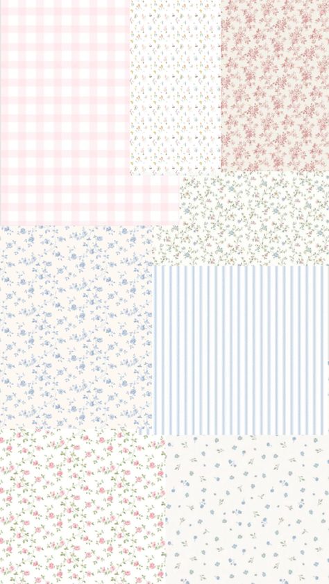 Patchwork 💗💝 Aesthetic Wallpaper Journal, Cute Presentation Backgrounds, Wallpaper Iphone Floral, Ipad Inspo Homescreen, Phone Wallpaper Collage, Patchwork Wallpaper, Patchwork Background, Collage Pattern, Cute Background