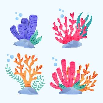 Coral Vectors & Illustrations for Free Download | Freepik Coral Vector Illustration, Coral Reef Drawing Illustration, Drawing Coral Reef, Cartoon Coral Reef, Coral Cartoon, Coral Clipart, Coral Illustration, Coral Reef Drawing, Cartoon Coral