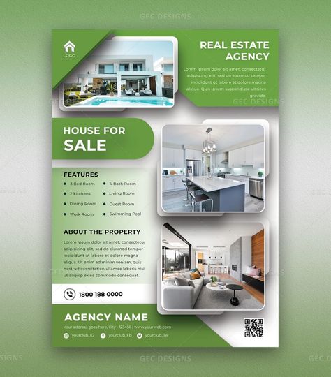 Green fragrance real estate business flyer template Promotion Flyer, Real Estate Banner, Real Estate Flyer Template, Festival Flyer, Marketing Flyers, Graphic Design Ads, Real Estate Logo, Business Flyer Templates, Real Estate Flyers