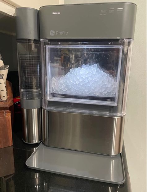 Ice maker Nugget Ice, Nugget Ice Maker, Ice Scoop, Led Display Screen, Kitchen Refrigerator, Ice Machine, Dream House Interior, Ice Maker, Toaster Oven