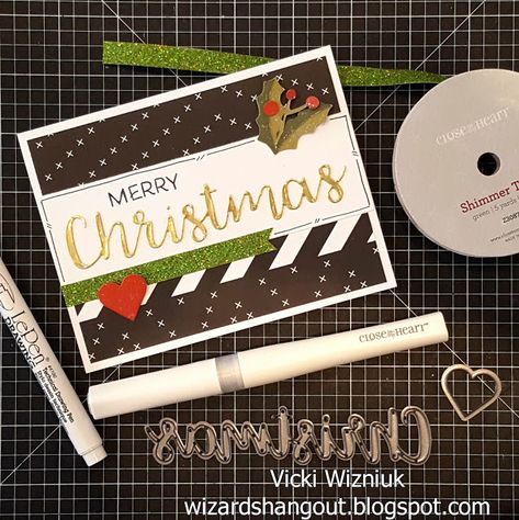 Wizard's Hangout Christmas Cards 2017, Xmas Tags, Create Christmas Cards, Paper Decor, Heart Christmas, Ctmh Cards, Scrapbooking Cards, Xmas Card, Merry Christmas To You