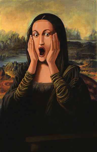 O grito Scream Parody, Mona Friends, Mona Lisa Parody, Mona Lisa Smile, Le Cri, Art Parody, American Gothic, Famous Artwork, Deviant Art