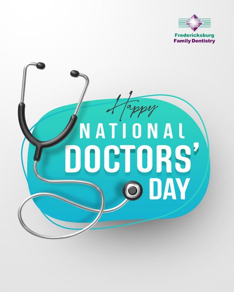 Happy National Doctors' Day 👩‍⚕️🩺 Implant Dentist, National Doctors Day, Show Gratitude, Pediatric Dental, Emergency Dentist, Family Dentist, Doctors Day, Pediatric Dentist, Family Dental