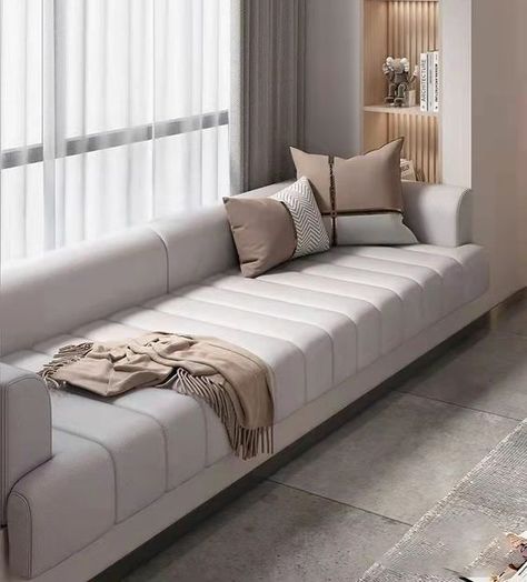 Window Seating With Storage, Window Couch, Modern Window Seat, Bedroom Window Seat, Window Seat Design, Luxury Bedroom Design, Dekorasi Kamar Tidur, Bedroom Seating, Modern Kitchen Design Luxury