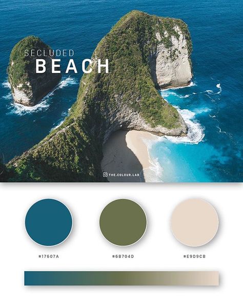 Colour Palette Inspiration, Palette Inspiration, Urban Nature, Nature Color Palette, Secluded Beach, Colour Palettes, The Colour, Colour Palette, Buzzfeed