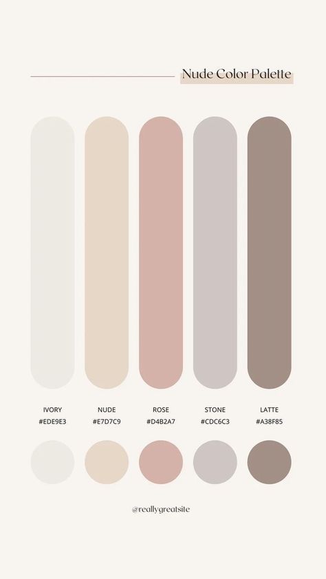 Transitional Color Palette, Yoga Branding Design, Nude Color Palette, Marketing Studio, Wedding Color Pallet, Minimalist Font, Pantone Colour Palettes, Hex Color Palette, Beauty Background