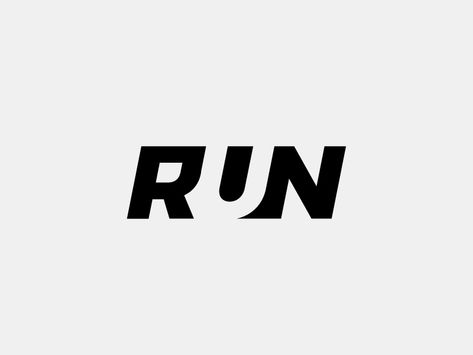 Run Logo, Sports Brand Logos, Logo Typo, Typographie Inspiration, Streetwear Logo, Automotive Logo Design, Negative Space Logos, Typographic Logo Design, Beautiful Logos Design