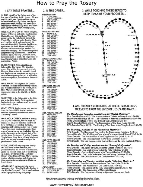 How to Pray the Rosary: Complete instructions and prayers. Praying The Rosary Catholic, Rosary Mysteries, Rosary Prayers Catholic, Pray The Rosary, Apostles Creed, Everyday Prayers, Rosary Prayer, How To Pray, Faith Formation