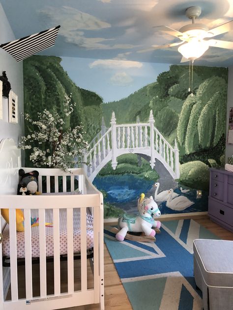 Mary Poppins Nursery #marypoppins #marypoppinsnursery #nursery #disney Mary Poppins Room, Mary Poppins Nursery Theme, Mary Poppins Nursery, Nursery Disney, Disney Nursery, Mary Poppins, Nursery Ideas, Nursery Themes, Dream Home Design