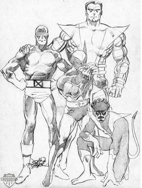 X-Men by John Byrne #comicart Comic Art Sketch, Comic Book Drawing, Batman Spiderman, Hulk Avengers, John Byrne, Comic Book Panels, Comic Book Artwork, Comic Book Pages, Uncanny X-men