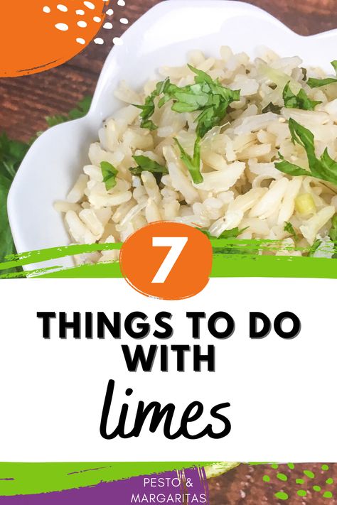 Recipes With Key Limes, Recipes With Limes Healthy, Recipes With Fresh Limes, Recipes For Limes, What To Do With Limes Recipes, Things To Do With Limes, Uses For Limes, Things To Make With Limes, What To Do With Extra Limes