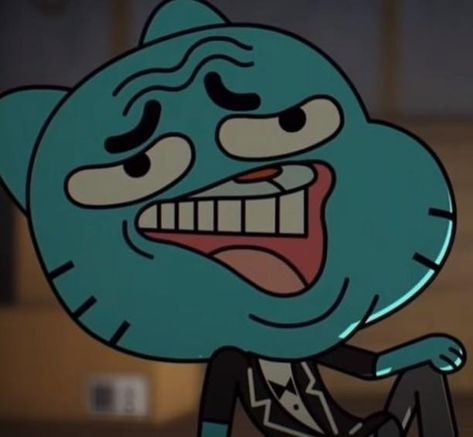 nah Gumball Memeable Face, Gumball Face Expression, Gumball Funny Face, Gumball Expressions, Gumball Meme, Gumball Faces, Amazing Gumball, Good Cartoons, World Of Gumball