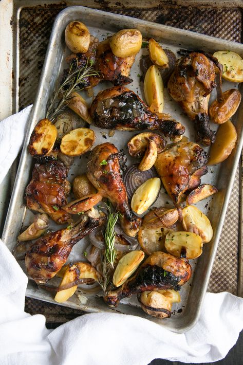 Apple Butter Roasted Chicken with Onions and Potatoes Apple Butter Roasted Chicken, Recipes Using Apple Butter, Apple Butter Chicken, Easy Meatballs Recipe, Butter Roasted Chicken, Chicken With Onions, Easy Meatballs, Recipe Using Apples, Roasted Chicken And Potatoes