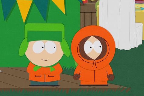 Kenny And Kyle Pfp, South Park K2, Kenny And Kyle, K2 South Park, Kyle And Kenny, Park Pics, Rotten Fruit, Kenny Mccormick, Kenny South Park