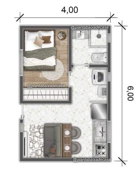 *Gig's price is for redrawing 2D or 3D floor plan. For design projects, don't hesitate to get in touch with us.The project price may vary for diff Small Apartment Plans, Studio Floor Plans, Mini Apartments, Metal Deck, Small House Layout, Tiny House Layout, Small House Floor Plans, House Floor Design, Small Apartment Design