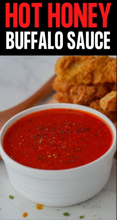 Honey Buffalo Sauce, Honey Sauce Recipe, Hot Sauce Chicken, Buffalo Chicken Sauce, Buffalo Sauce Recipe, Buffalo Chicken Chili, Chicken Sauce Recipes, Buffalo Wing Sauce, Hot Sauce Recipes