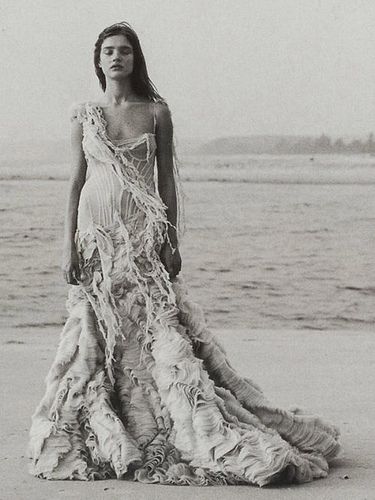 Natalia Vodianova in Alexander McQueen's Shipwreck (Oyster) Dress - Vogue "Age of Innocence" by Winter Phoenix, via Flickr Mode Editorials, Alexander Mcqueens, Savage Beauty, Alexander Mcqueen Dresses, Natalia Vodianova, Annie Leibovitz, Mario Testino, Peter Lindbergh, Vogue Dress