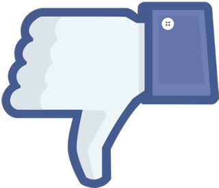 Facebook Likes, Shares Don't Impact Google Search Rankings [Study] Thumbs Down, Twitter Followers, Facebook Fan Page, Canal No Youtube, Social Marketing, Facebook Marketing, Facebook Posts, The Villain, Social Media Tips