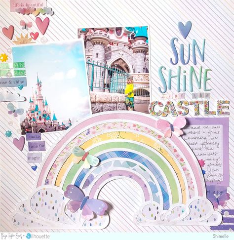 Castle Layout, Diy Photo Book, Project Life Scrapbook, Scrapbook Boys, Disney Scrapbooking Layouts, Animal Education, Celebration Quotes, Disney Scrapbook, Travel Wedding