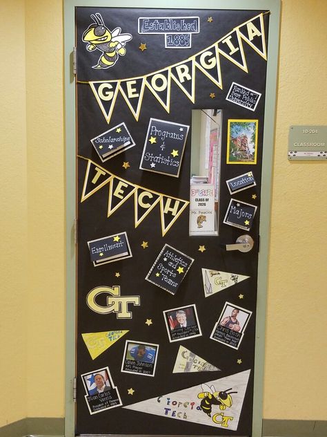 AVID College door decor Cheer Competition Door Decorations, College Door Decorations Classroom, Cheer Dorm Door Decorations, Hbcu Door Decorating Ideas, Cheer Door Decorations For Camp, Cheer Door Decorations, Cheer Door Decorations Hotel, College Door Decorations Contest, College Door Decoration