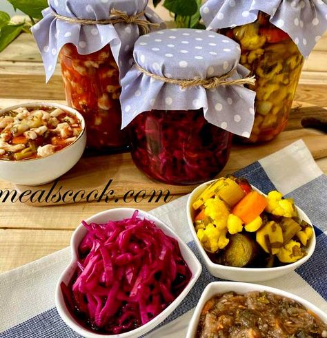 10 Best Persian Pickles(Torshi) That You’ve Got to Try Middle Eastern Pickles, Torshi Recipe Persian, Torshi Recipe, Bamieh Recipe, Persian Spices, Persian Pickles, Vegetarian Vegetable Soup, Sweet Potato Salad Recipe, Iranian Dishes