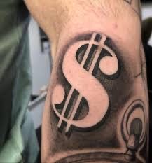 Money Sight Tattoo, Dollar Sign Tattoo Design, Money Roll Tattoo Design, Dollar Sign Drawing, Money Bag Tattoo Stencil, Money Sleeve Tattoos, Money Tattoo Stencil, Money Rolls Tattoo, Money Sign Tattoo