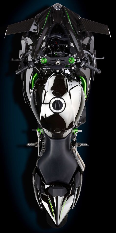 Kawasaki Ninja H2R supercharged track bike. Kawasaki Ninja Bike, Moto Ninja, Kawasaki Ninja H2r, Motor Balap, Motorcycle Kawasaki, Ninja H2r, Ninja Bike, Xe Ducati, Kawasaki H2