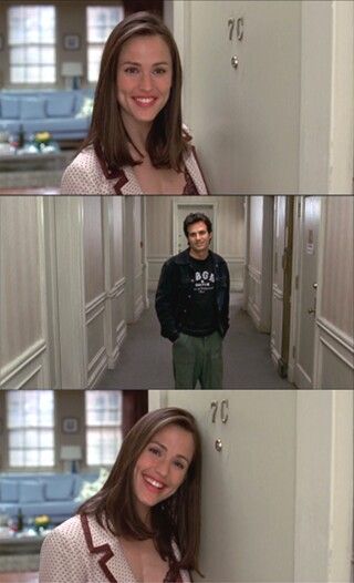 #13GoingOn30 - Matt & Jenna 13 Going On 30 Matt, 13 Going 30, 13 Going On 30, Movies Quotes, 30 Outfits, Tumblr Backgrounds, Mark Ruffalo, Jennifer Garner, So Adorable