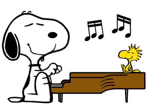 Snoopy With Music, Piano Clipart, Snoopy Music, Happy Thanksgiving Images, Snoopy Birthday, Snoopy Funny, Thanksgiving Images, Snoopy Images, Peanuts Cartoon