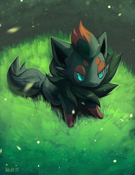 Zorua by Atomicfishbowl Zorua Pokemon, Dark Pokémon, Zoroark Pokemon, Pokemon Original, Pokemon Pins, Pokemon Eevee, Pokémon Master, Pokemon Drawings, Anime Animals