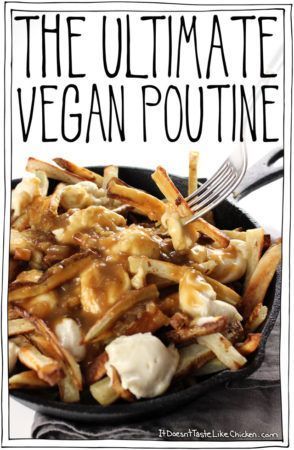 Vegan Poutine, Poutine Recipe, Crispy French Fries, Healthy Vegan Snacks, Cheese Curds, Vegan Comfort Food, Vegan Appetizers, Poutine, Vegan Dinner Recipes