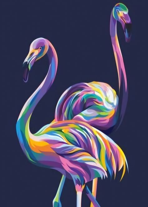 Colorful Animal Paintings, Colorful Animals, Live Colorfully, Colorful Paintings, Animal Paintings, Beautiful Paintings, Beautiful Things, Colorful Art, My Images