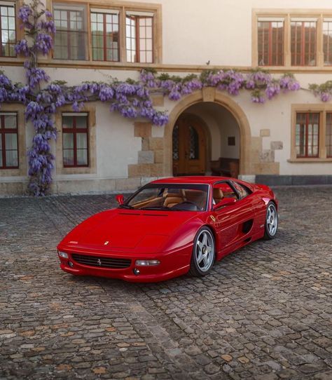 Ferrari F355 Berlinetta, Rosso Corsa over tan. Stanced on a set of Fifteen52’s. Whats not to like? 🔑 @hamco_performance 📸… | Instagram Ferrari F355 Berlinetta, F355 Ferrari, Dreamworld Aesthetic, 2023 Ferrari, Italian Sports Cars, Ferrari Berlinetta, Vintage Classics, Italian Cars, Love Car