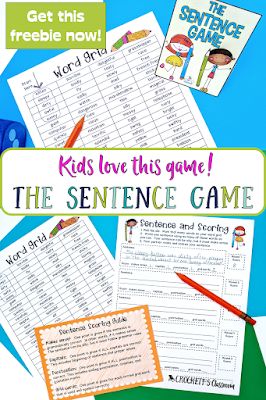 Sentence Writing Games, Punctuation 3rd Grade, Phonics Writing Activities, Work On Writing Activities, Roll A Silly Sentence Free Printable, Sentence Building Activities 3rd Grade, Fourth Grade Writing Activities, Grammar Games 2nd Grade, Fun Sentence Writing Activities