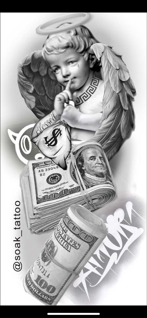 Og Abel Art, Hahaha Joker, Fake Skin Tattoo, Owl Tattoo Sleeve, Cartoon Tattoo Ideas, Animated Shows, Character Tattoos, Half Sleeve Tattoos Drawings, Money Cat