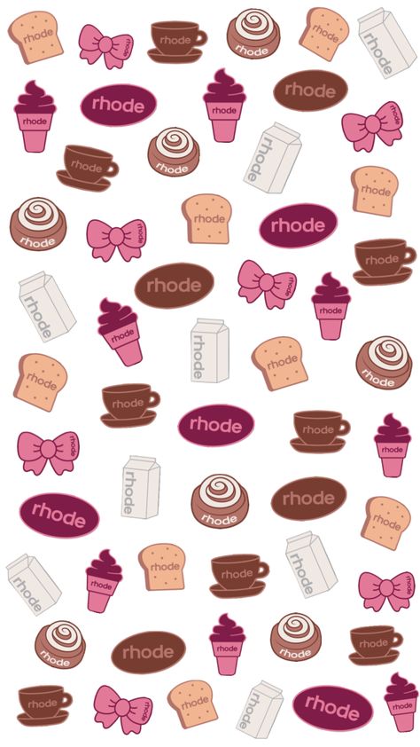 #wallpaper #rhode #rhodeskin #liptreatment #espresso #ribbon #toast #raspberryjelly #haileybieber #fall #burgundy #pink #brown #nude Rhode Aesthetic Wallpaper, Rhode Wallpaper, Rhode Sticker, Brown And Pink Aesthetic Wallpaper, Euphoric Photography, Brown Pink Wallpaper, Brown And Pink Wallpaper, Brown Pink Aesthetic, Decorate Book