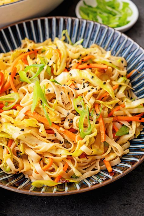 I haven't tried any of the recipes from The Yummy Vegan, but they look so delicious!! Red Cabbage Carrot Recipes, Cabbage Noodles Recipes, Cabbage Noodles, Cabbage Vegetable, Boiled Cabbage, Meatless Mains, Cabbage And Noodles, Chinese Greens, Calorie Recipes