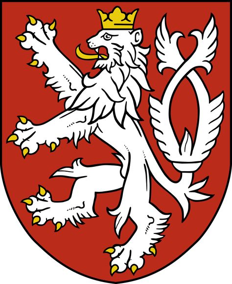 Czech Republic | 2000 x 2446 Coat Of Arms Tattoo, Kingdom Of Bohemia, Czech Republic Flag, Medieval Shields, National Animal, Heart Of Europe, Lion Tattoo, Coat Of Arms, Arm Tattoo