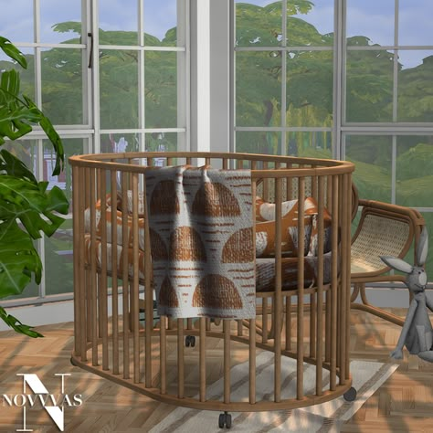 CRIB Black Simmer, Sims 4 Cc Furniture Living Rooms, Sims Baby, The Sims 4 Pc, Sims 4 Bedroom, Sims 4 Children, Sims 4 Cc Folder, Free Sims, Sims 4 House Design