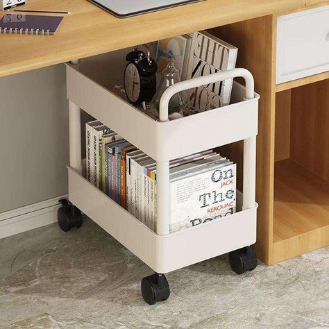 Office Cart, Cozy Dorm Room, Book Cart, Organized Living, Space Saving Solutions, Stationery Items, Slim Design, Storage Unit, Small Apartments