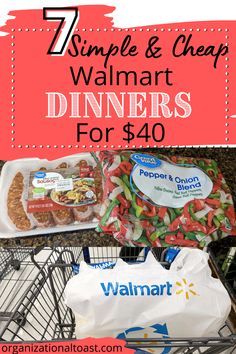 Walmart Meal Plan, Cheap Family Dinners, Eat Healthy On A Budget, Budget Dinners, Cheap Meal Plans, Frugal Meal Planning, Cheap Groceries, Aldi Meal Plan, Frugal Cooking