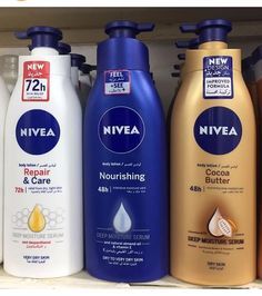 beleza Good Lotion For Dry Skin, Body Lotion Nivea, Best Body Lotion For Dry Skin, Nivea Skincare Routine, Nivea Skin Care Products, Lotions For Dry Skin, Nivea Products, Vaseline Body Lotion, Nivea Lotion