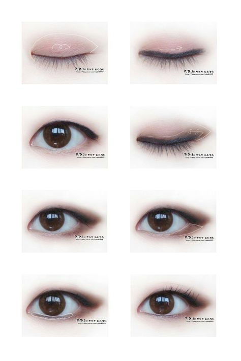 Asian Eyes Monolid, Eyes Monolid, Makeup Asian Eyes, Makeup Equipment, Makeup Corrector, Glam Tutorial, Eye Makeup Glitter, Teknik Makeup, Monolid Eye Makeup