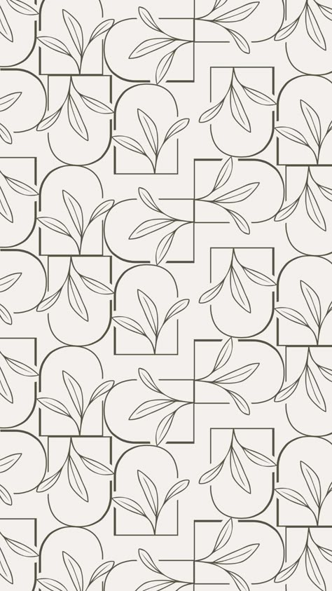 Custom brand pattern for female therapist. Modern, clean, and airy design. Spa-like, serene brand design. Organic and intentional logo design for therapist. Simple and inviting brand pattern. Explore more! Brand Pattern Inspiration, Brand Pattern Design Visual Identity, Serene Branding, Design For Sticker, Organic Branding Design, Tudung Design, Female Therapist, Therapist Branding, Leaf Pattern Design