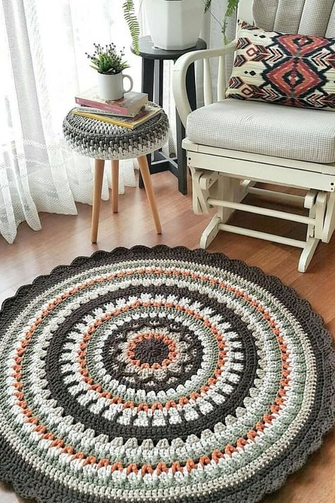 30+ Free Creative Crochet Rug Patterns Your Floors With Ideas New 2020 - Page 3 of 30 - crochetsample. com Carpet Crochet, Susan Bates Crochet Hooks, Rug Patterns, Crochet Carpet, Crochet Rug Patterns, Creative Crochet, Crochet Home Decor, Crochet Rug, Carpet Design